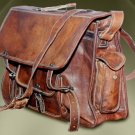 Genuine Men's Auth Real Leather Messenger Laptop Briefcase Satchel Mens Bag