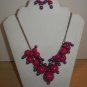 Pink Bubbles Necklace Set