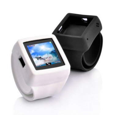 Mobile Phone Watch "Slap-On" - 1.3MP Camera, Touch Screen, Changeable Straps