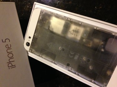 iPhone 5 Translucent White Housing Faceplate Cover Replacement Part