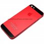iPhone 5 Red Back Housing Faceplate Cover Replacement Part