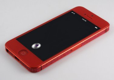 Custom iPhone 5 Red LCD Red Crystals