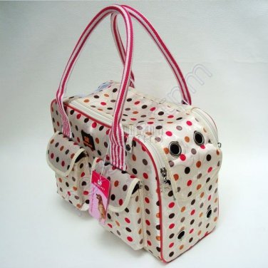 Dog Cat Tote Bag Handbag Pet Puppy Travel Outdoor Carrier Carry Pouch 15.7X6.7X11"inch NL313-M