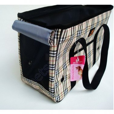 Dog Cat Tote Bag Handbag Pet Puppy Travel Outdoor Carrier Carry Pouch Cage 46X17X28CM TH112-M