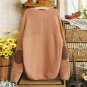 Women Knitted Patch Gridding Cardigan