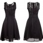 Classic Sleeveless lace dress