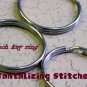 40 nickel plated one inch split key rings