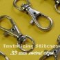 100  Nickel Plated 1.3 INCH EXTRA LARGE Lobster Clips