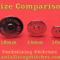 67 Nickel Plated 14 mm Magnetic Snap Closure