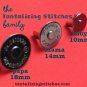 600 Nickel Plated Finish Extra thin 18 mm Magnetic Snap Closures