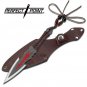 Perfect Point Flame Graphic 7 inch Throwing Knife w Sheath PP-072