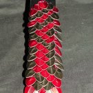 Red and Black Dragon Scale Bracelet