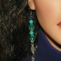 Turquoise Beaded Necklace and Earring Set