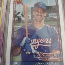 Juan Gonzalez 1991 Topps Rookie Card