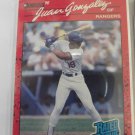 Juan Gonzalez 1990 Donruss Rookie Card