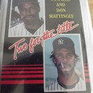 Dave Winfield+Don Mattingly "Two For The Title" Insert 1985 Donruss Card
