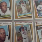 Tom Seaver 1986 Topps "Turn Back the Clock" RARE Insert card