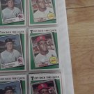 Bob Gibson 1988 Topps "Turn Back the Clock" card