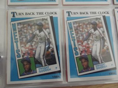 Dwight Gooden 1989 Topps "Turn Back The Clock" card