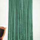 Absolute Zero Blackout Home Theater Eyelet Velvet Curtain 50"W X 72"L Aqua Blue