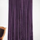 BERRY - Vintage Blackout 100% Cotton Velvet Lined Curtain Home Theatre Panel-50"W X 72"L