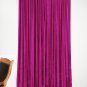 FUSCHIA - Vintage Blackout 100% Cotton Velvet Lined Curtain Home Theatre Panel-50"W X 72"L