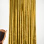 GOLD - Vintage Blackout 100% Cotton Velvet Lined Curtain Home Theatre Panel-50"W X 95"L