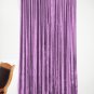 LAVENDER - Vintage Blackout 100% Cotton Velvet Lined Curtain Home Theatre Panel-50"W X 108"L