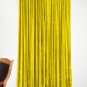 LEMON GREEN - Vintage Blackout 100% Cotton Velvet Lined Curtain Home Theatre Panel-50"W X 108"L