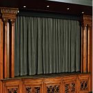 Stone 100% Vintage Traditional Blackout Velvet Curtain Theater Panel - 9W by 9H ft