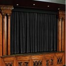 Vintage Style Pole Pocket Black 100% cotton Velvet curtain Theater/Stage Panel - 12Wx9H FT Vintage Style Pole Pocket Black 100% cotton Velvet curtain Theater/Stage Panel - 12Wx9H FT