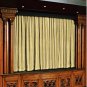 Vintage Style Pole Pocket Ivory 100% cotton Velvet curtain Theater/Stage Panel - 12Wx9H FT