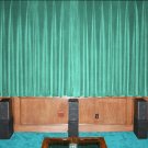 AQUA-VINTAGE COTTON VELVET BLACKOUT WINDOW/DOOR LINED CURTAIN,66''W X 90''H AQUA-VINTAGE COTTON VELVET BLACKOUT WINDOW/DOOR LINED CURTAIN,66''W X 90''H
