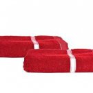 Large Pool Towel Solid, Red,Cotton, Easy Care,Soft & Absorbency-36"W x 72"H