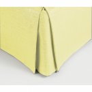 New Queen Size 15" Drop 100% Dupioni Silk Box Pleated Bedskirt/Valance - Cream