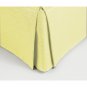 New Twin Size 18" Drop 100% Dupioni Silk Box Pleated Bedskirt/Valance - CREAM