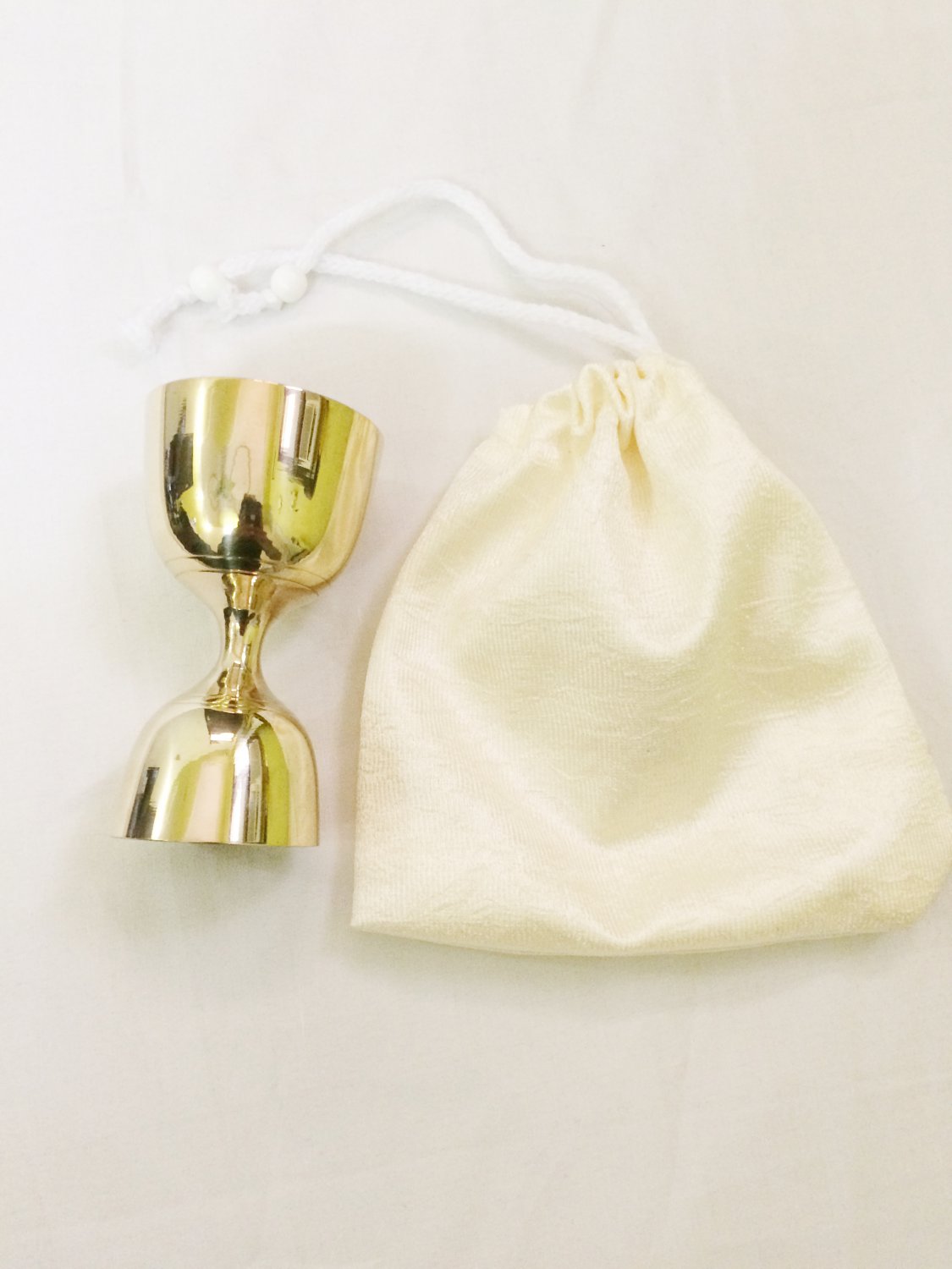 Fascination Copper Jigger Shot Glasses 100 Copper Double Bell