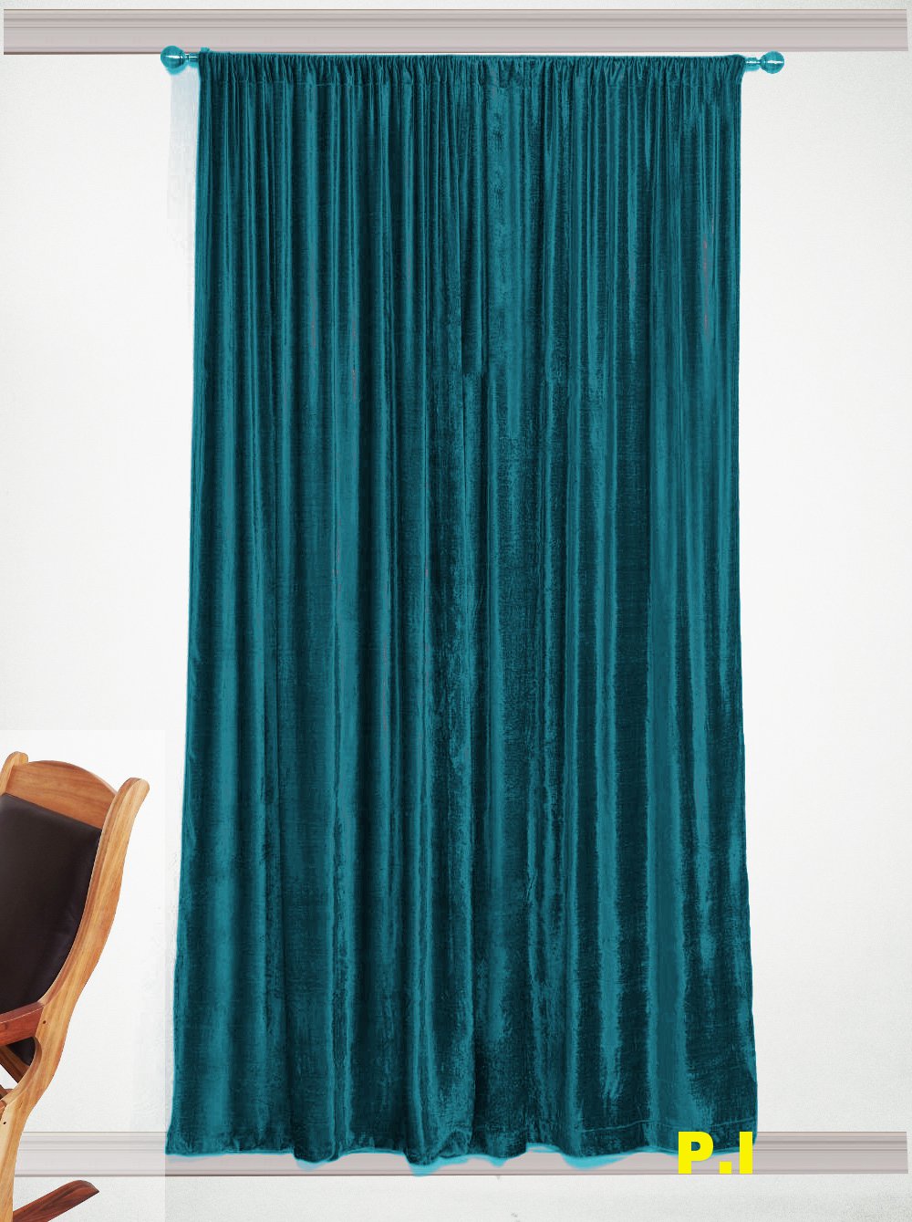 New Blackout 100% Cotton Velvet Curtain