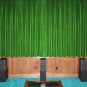 SAGE GREEN-VINTAGE COTTON VELVET BLACKOUT WINDOW/DOOR LINED CURTAIN,66''W X 90''H