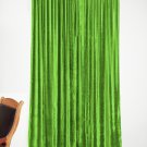 Sage Green - Vintage Blackout 100% Cotton Velvet Lined Curtain Home Theatre Panel-50"W X 84"L