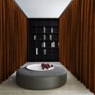 Bronze Blackout Double Sided Velvet Curtain Privacy Room Divider Panel-20W by 10H ft