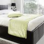 20"W X 76"H | VELVET BED RUNNER SET | Scarf | Throw | with 2 cushion cover(20"x20") | Ivory