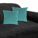 16x16" | Suede Decorative Cushion Covers Thow Pillow Covers 2PCs Shams | Ocean Blue
