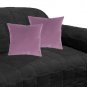 26x26" | Suede Decorative Cushion Covers Thow Pillow Covers 2PCs Shams | Mauve