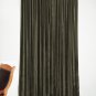 VINTAGE COTTON VELVET BLACKOUT WINDOW/DOOR LINED CURTAIN-STONE 46''W X 54''H
