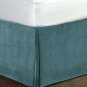 Fascination- Classy100% Cotton Velvet Bedskirt/Valance 15"Drop-King Size