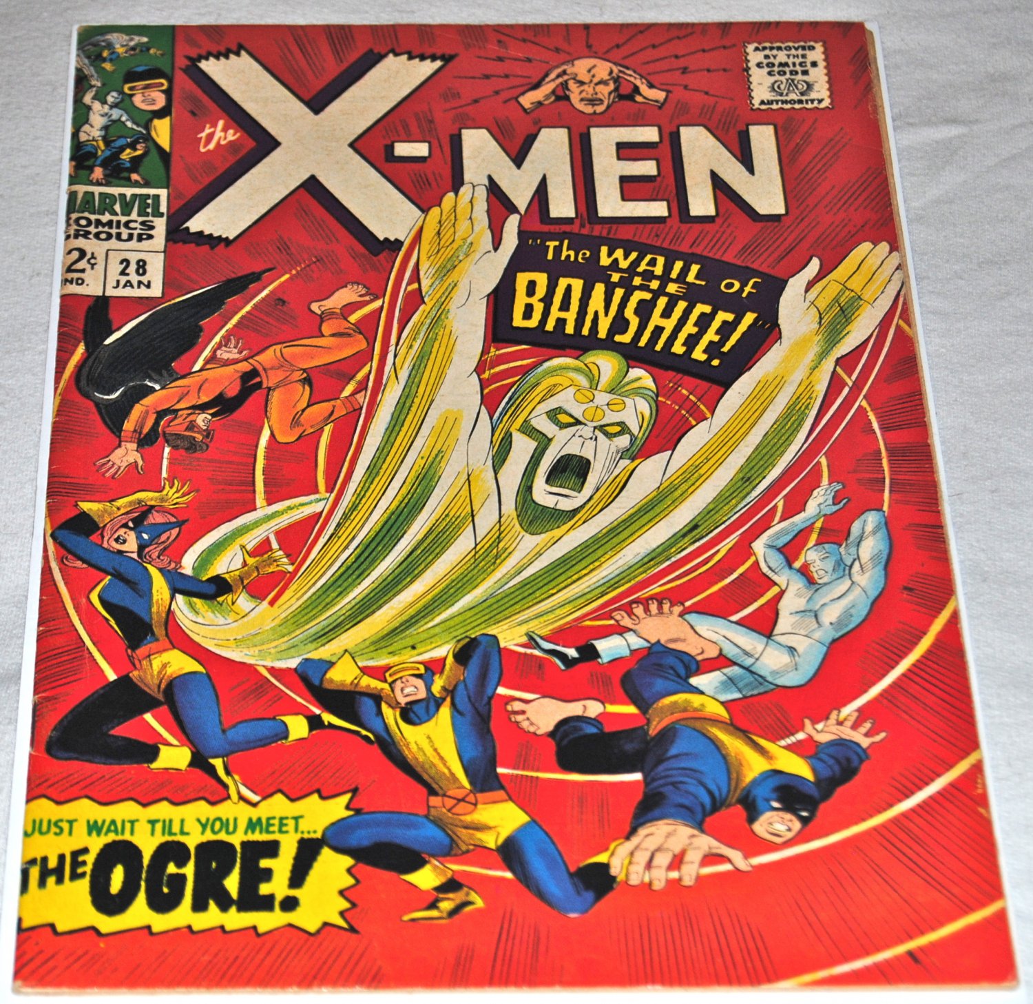 X-Men #28 1967 (1963 Series) VG/ VG+ Condition 1rst Banshee