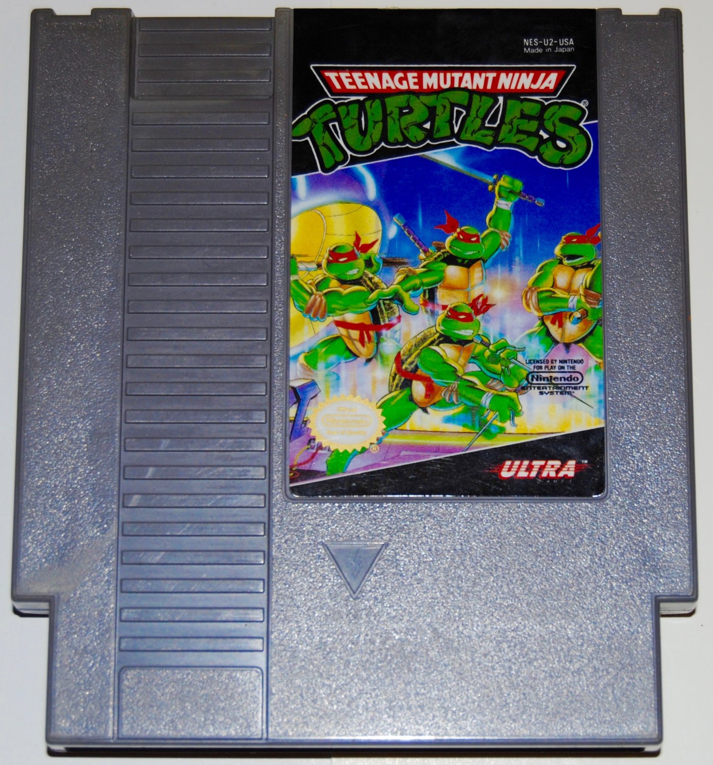 Teenage Mutant Ninja Turtles 1989 NES Cartridge and Sleeve