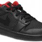 Air Jordan 1 Low Inline Black/Metallic Silver-Varsity Red
