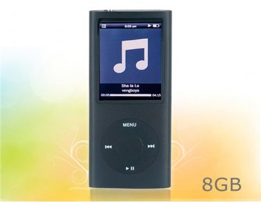 MIni 8GB 2.2 LCD Screen MP4 Player with 0.3M Camera (Black)